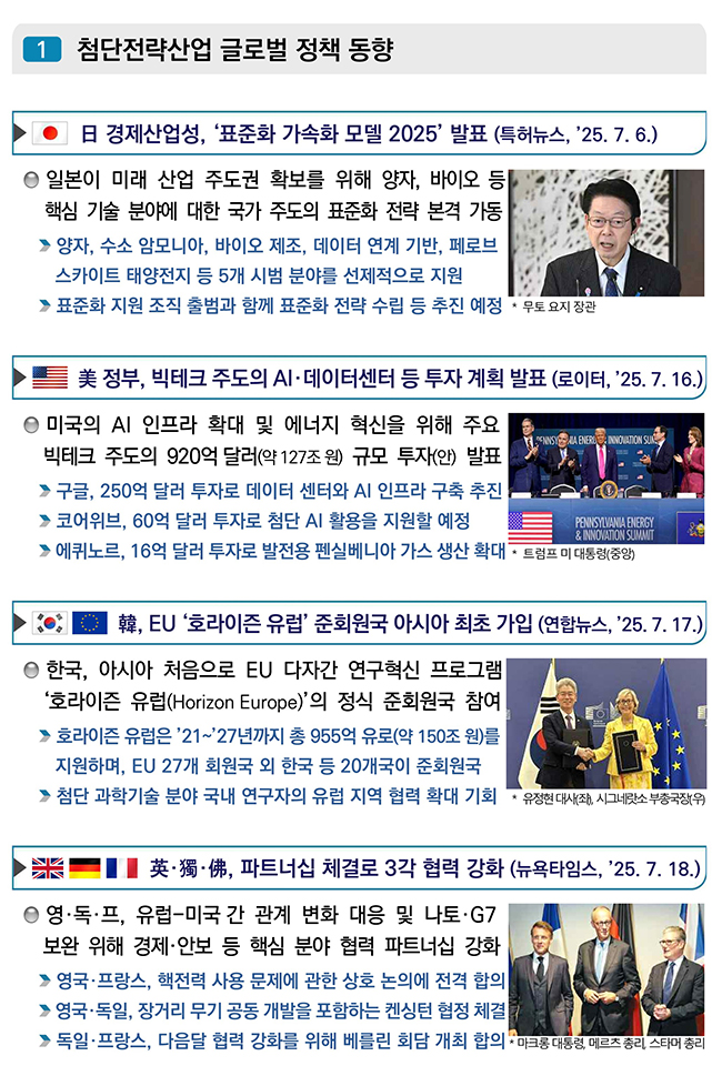 첨단전략산업 글로벌 정책 동향1 이미지